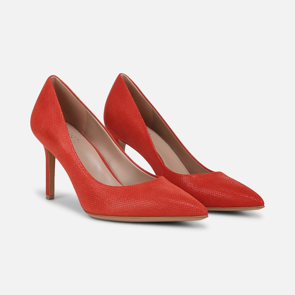 Naturalizer Anna Pump - Red Suede Naturalizer Anna Pump - Red Suede