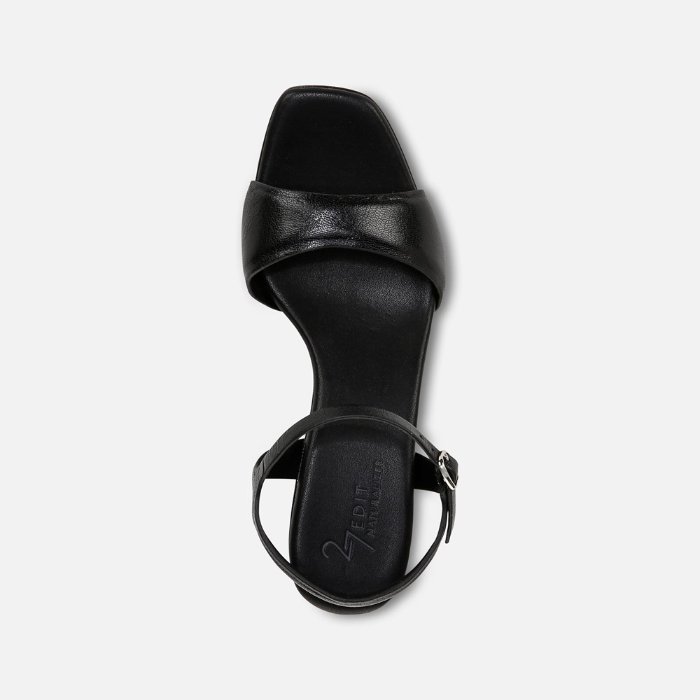 Naturalizer 27 EDIT Grace Dress Sandal - Black Leather