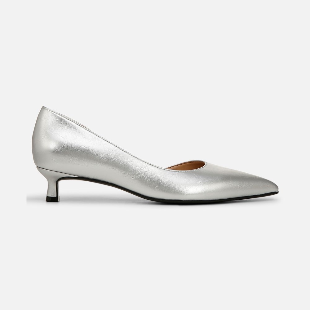 Naturalizer Gallent Pump - Silver Faux Leather Naturalizer Gallent Pump - Silver Faux Leather