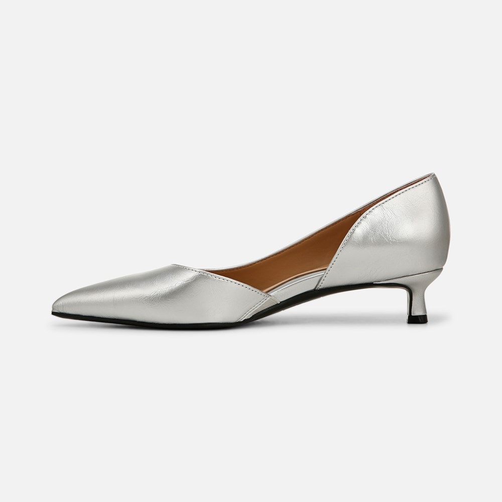 Naturalizer Gallent Pump - Silver Faux Leather Naturalizer Gallent Pump - Silver Faux Leather