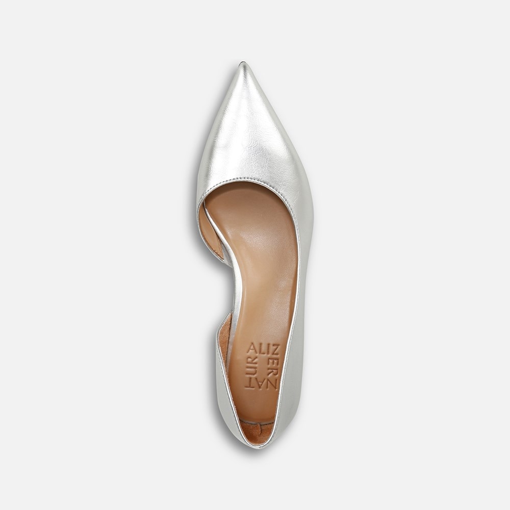 Naturalizer Gallent Pump - Silver Faux Leather Naturalizer Gallent Pump - Silver Faux Leather