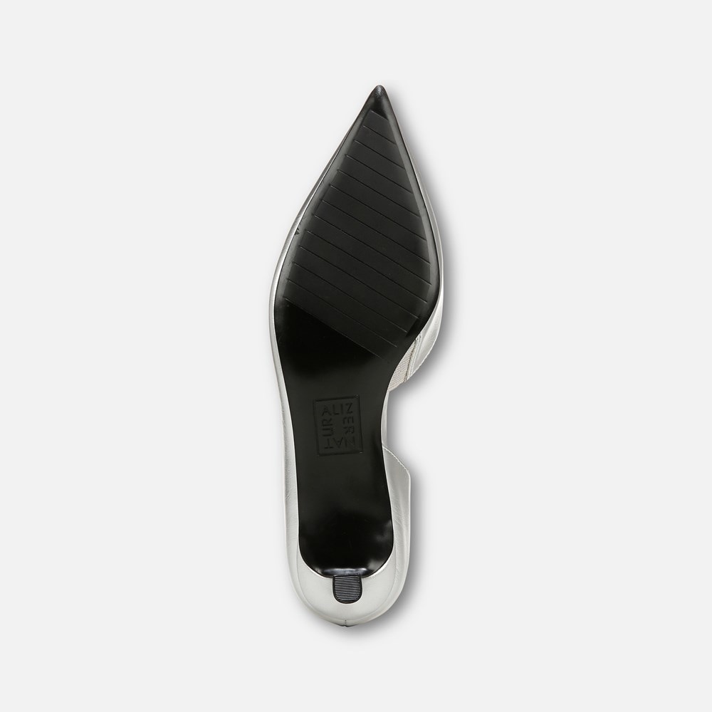Naturalizer Gallent Pump - Silver Faux Leather Naturalizer Gallent Pump - Silver Faux Leather