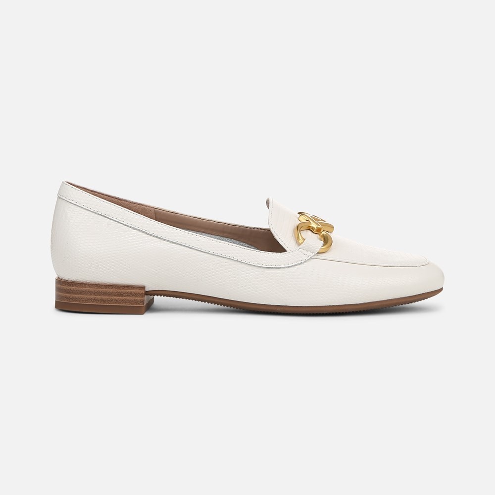 Naturalizer Jovie Bit Loafer - Warm White Lizard Pattern Leather Naturalizer Jovie Bit Loafer - Warm White Lizard Pattern Leather