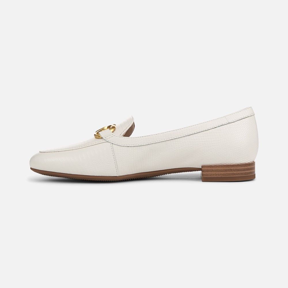 Naturalizer Jovie Bit Loafer - Warm White Lizard Pattern Leather Naturalizer Jovie Bit Loafer - Warm White Lizard Pattern Leather