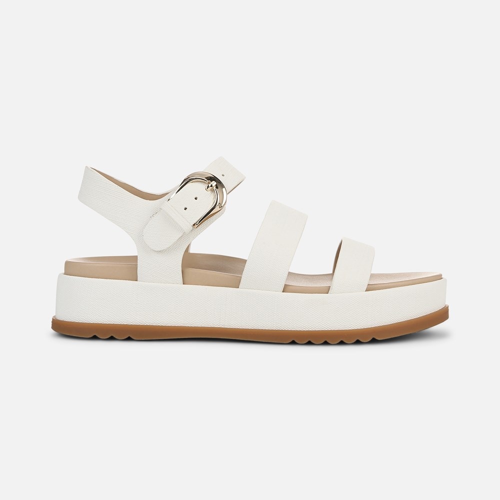 Naturalizer 27 EDIT Zizi Sandal - White Faux Leather Naturalizer 27 EDIT Zizi Sandal - White Faux Leather