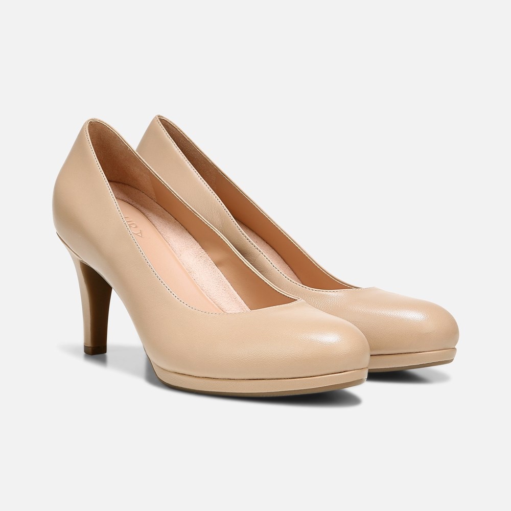 Naturalizer Michelle Pump - Tender Taupe Leather