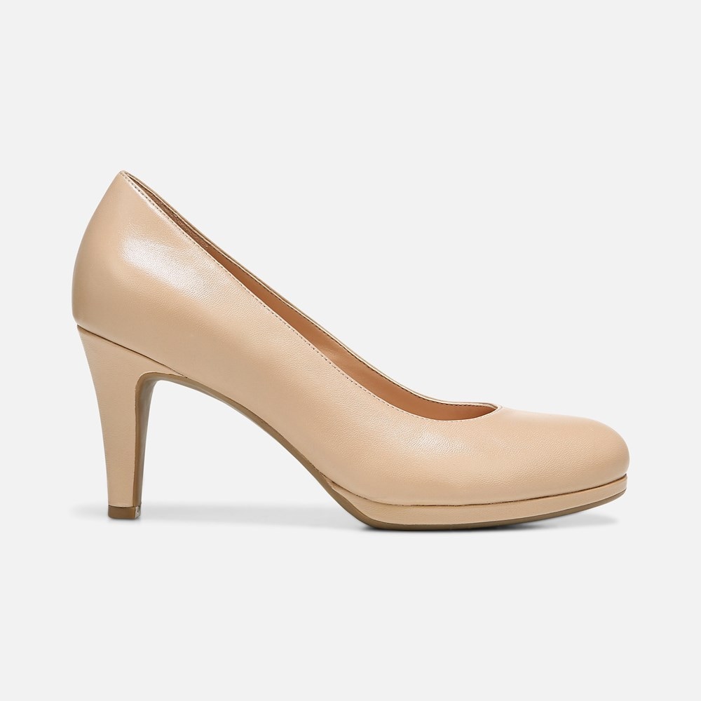Naturalizer Michelle Pump - Tender Taupe Leather Naturalizer Michelle Pump - Tender Taupe Leather