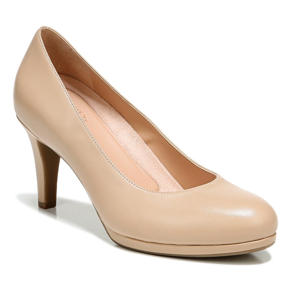 Naturalizer Michelle Pump - Tender Taupe Leather Naturalizer Michelle Pump - Tender Taupe Leather