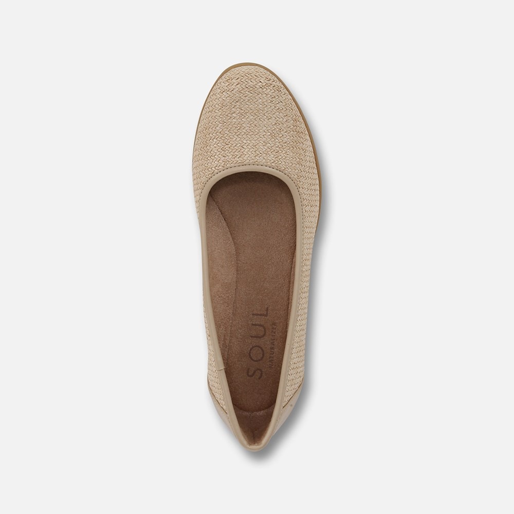 Naturalizer SOUL Idea Ballet Flat - Coastal Tan Fabric Naturalizer SOUL Idea Ballet Flat - Coastal Tan Fabric
