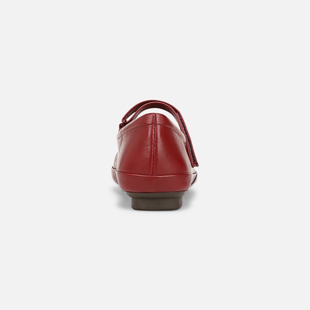 Naturalizer Behold Mary Jane Flat - Cranberry Leather Naturalizer Behold Mary Jane Flat - Cranberry Leather
