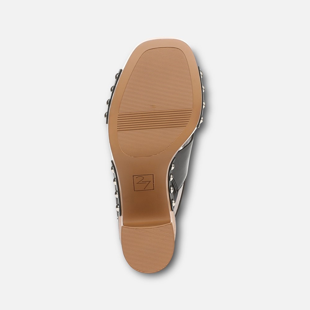 Naturalizer 27 EDIT Kirsten Platform Slingback - Black Leather
