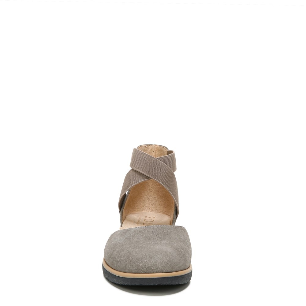 Naturalizer SOUL Intro Flat - Grey Synthetic Nubuck Naturalizer SOUL Intro Flat - Grey Synthetic Nubuck