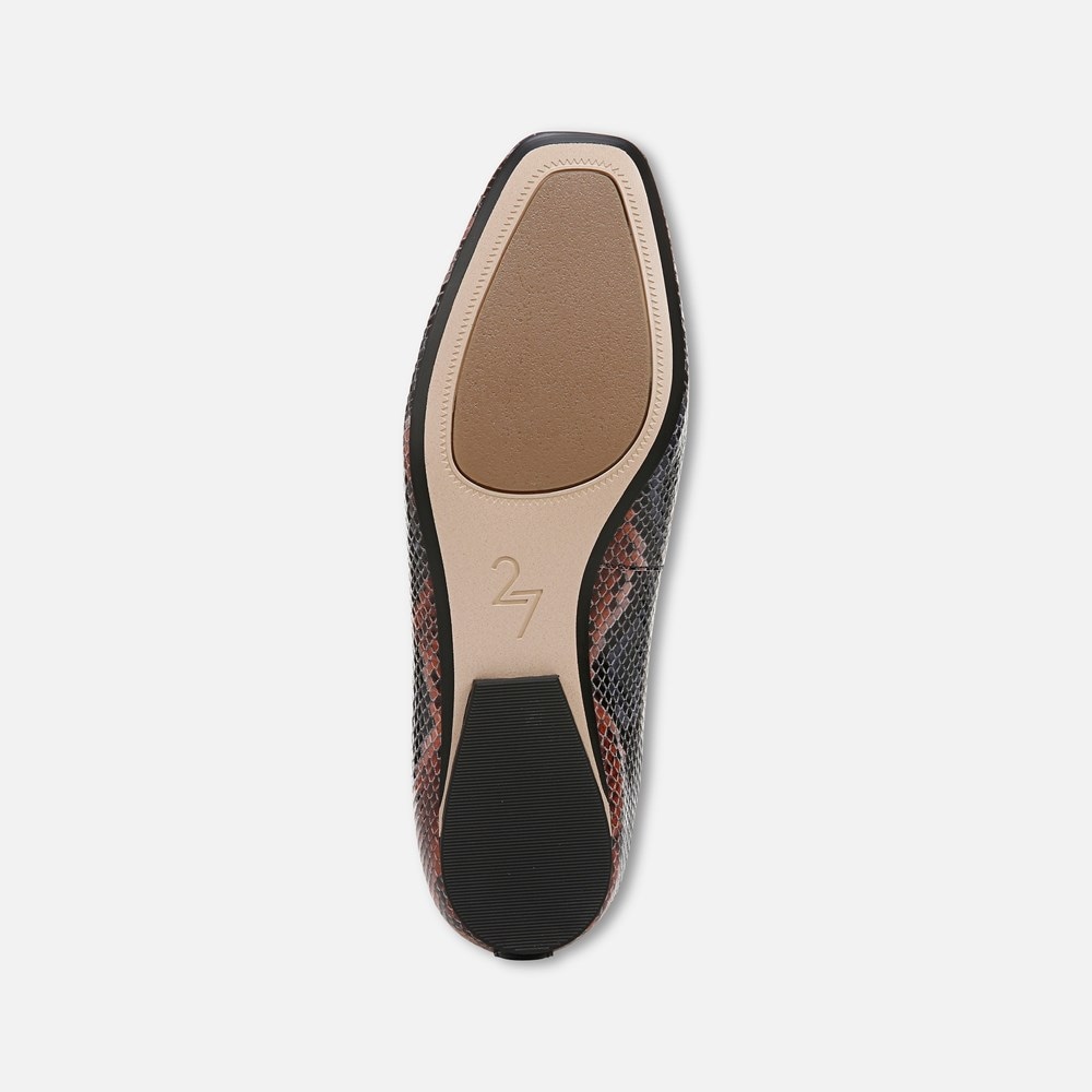 Naturalizer 27 Edit Carla Flat - Blue Snake Print Leather Naturalizer 27 Edit Carla Flat - Blue Snake Print Leather
