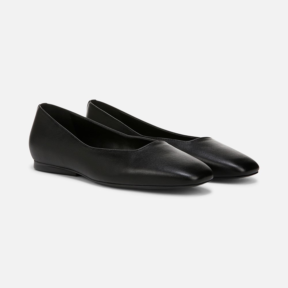 Naturalizer Chelsea Ballet Flat - Black Leather Naturalizer Chelsea Ballet Flat - Black Leather