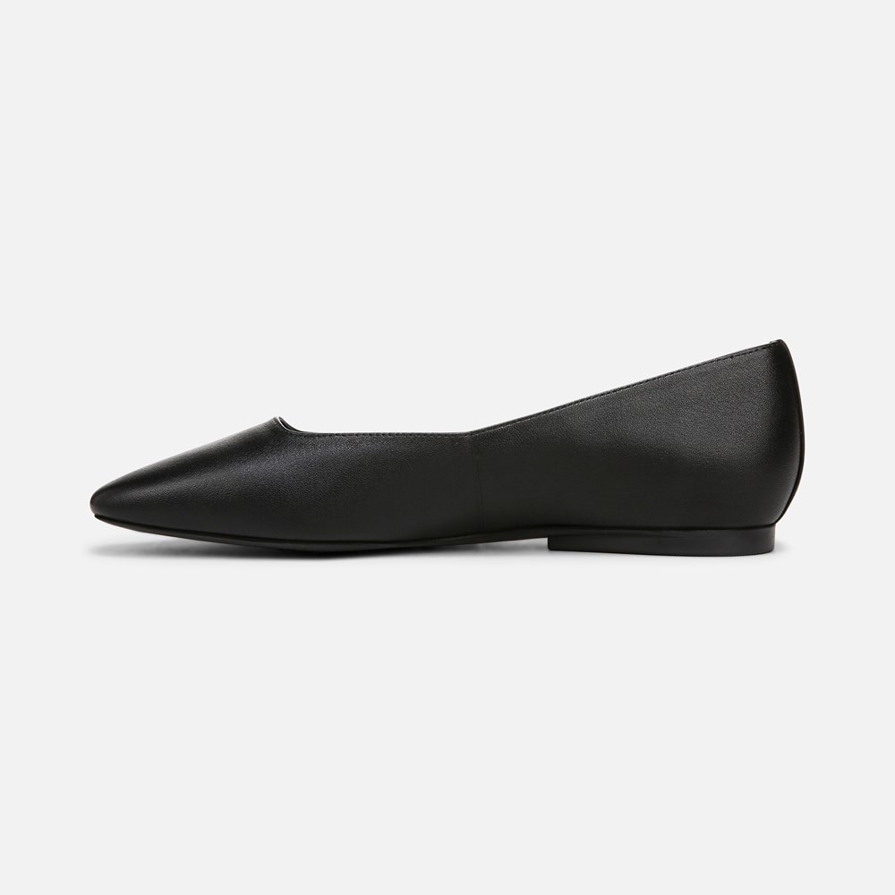 Naturalizer Chelsea Ballet Flat - Black Leather Naturalizer Chelsea Ballet Flat - Black Leather