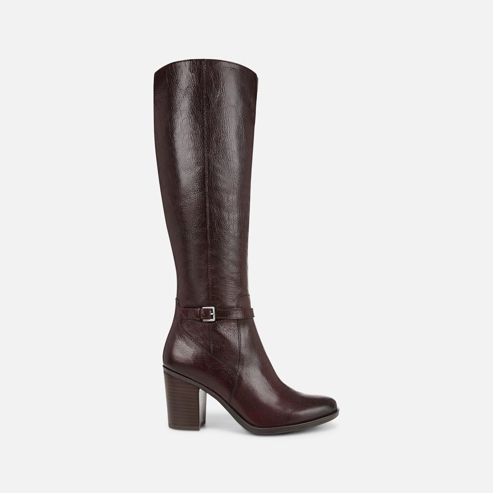 Naturalizer Kalina Knee High Boot - Wine Leather Naturalizer Kalina Knee High Boot - Wine Leather