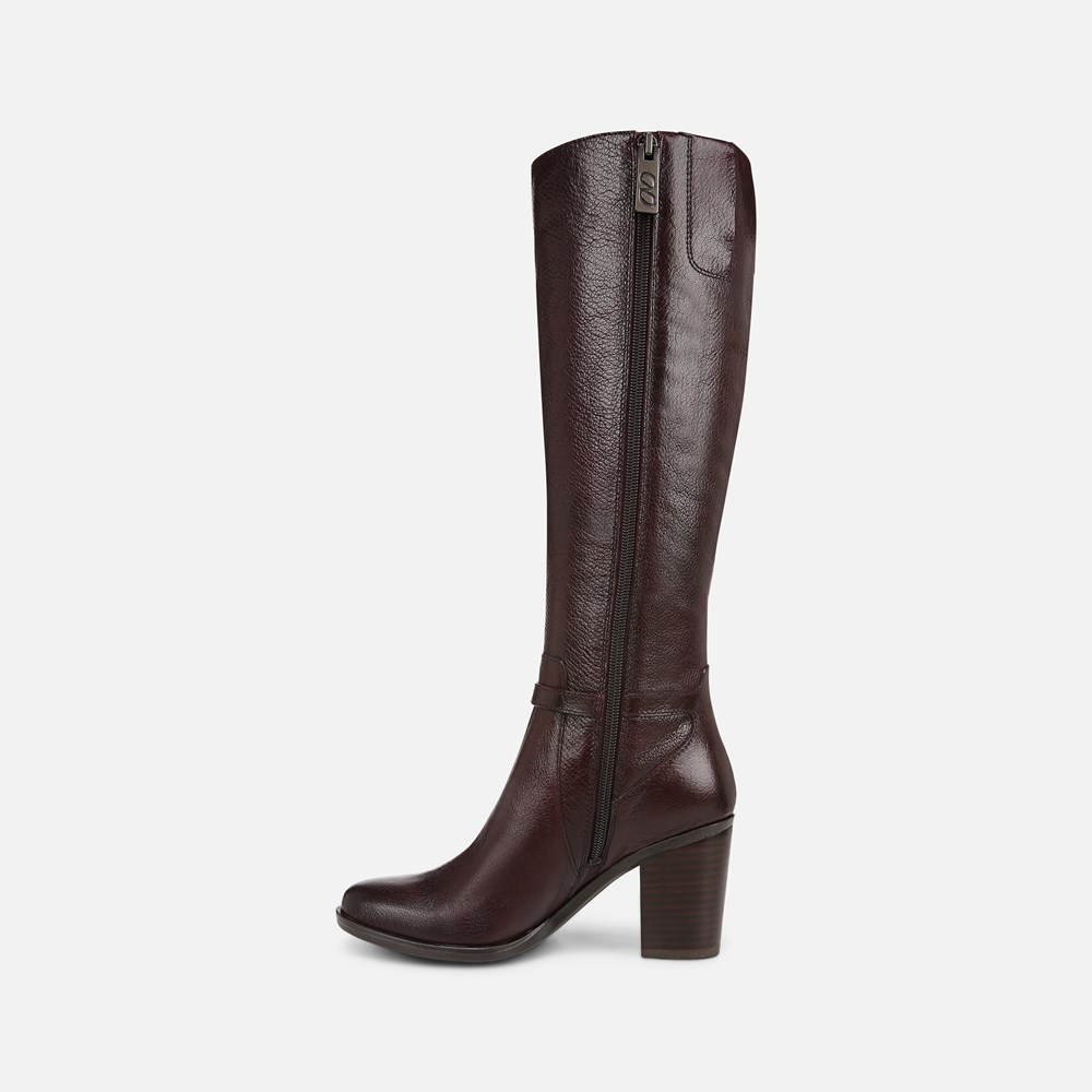 Naturalizer Kalina Knee High Boot - Wine Leather Naturalizer Kalina Knee High Boot - Wine Leather