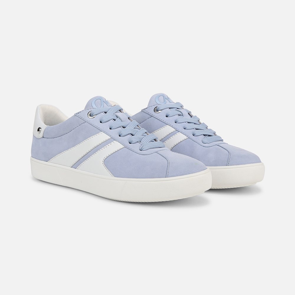 Naturalizer Medina Lace Up Sneaker - Ice Blue / White Leather Naturalizer Medina Lace Up Sneaker - Ice Blue / White Leather