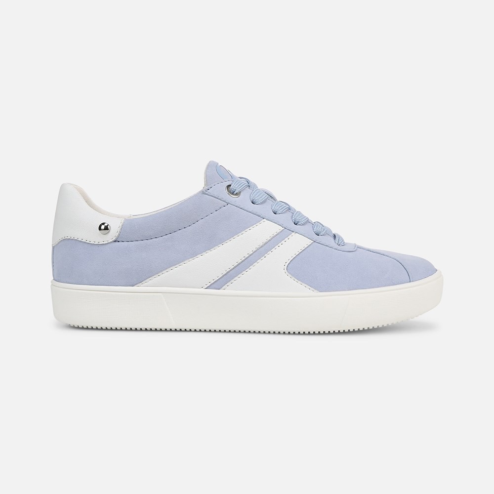 Naturalizer Medina Lace Up Sneaker - Ice Blue / White Leather Naturalizer Medina Lace Up Sneaker - Ice Blue / White Leather