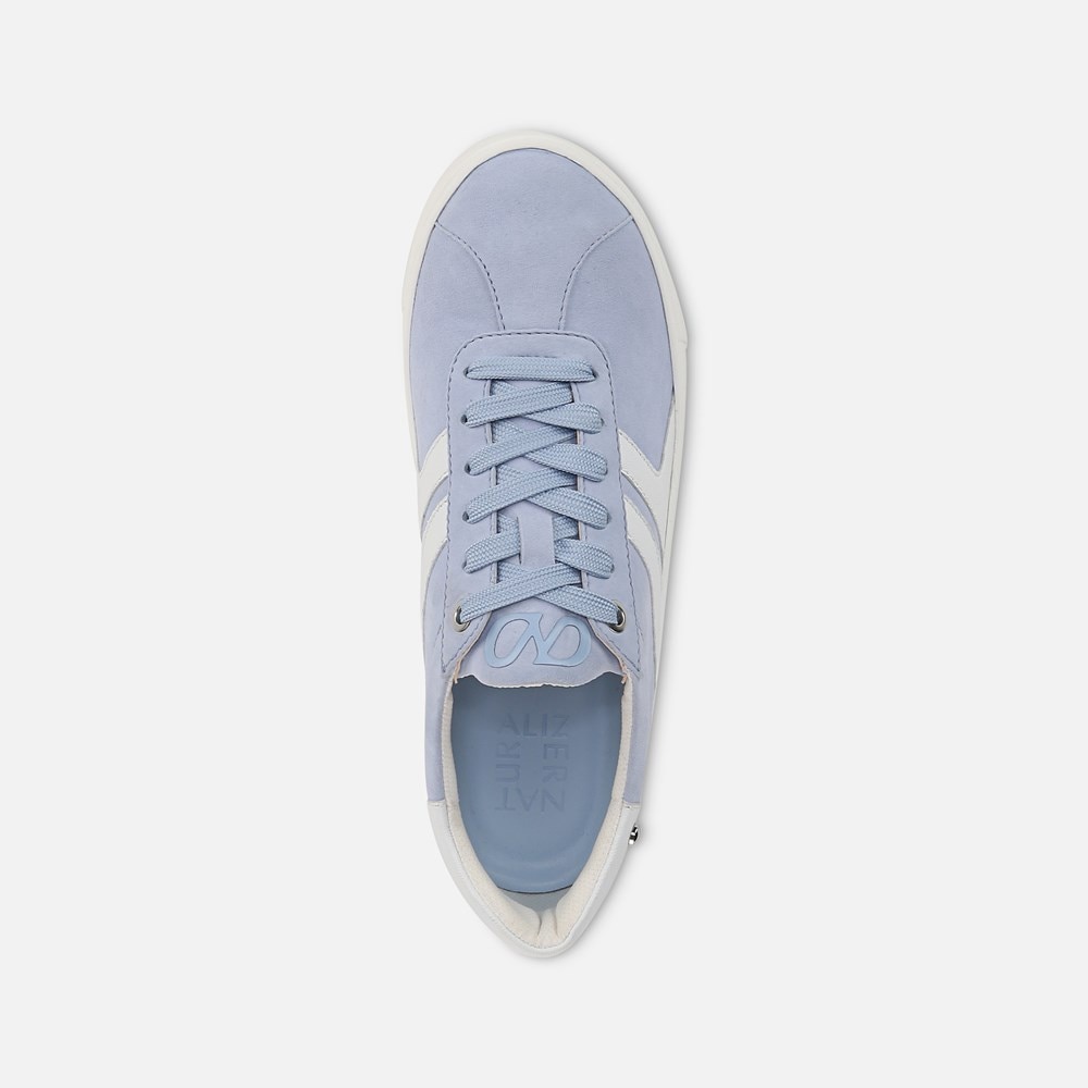 Naturalizer Medina Lace Up Sneaker - Ice Blue / White Leather Naturalizer Medina Lace Up Sneaker - Ice Blue / White Leather