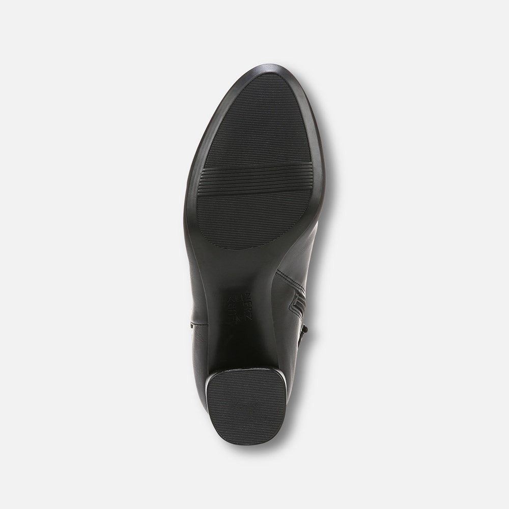 Naturalizer Lottie Ankle Bootie - Black Faux Leather Naturalizer Lottie Ankle Bootie - Black Faux Leather