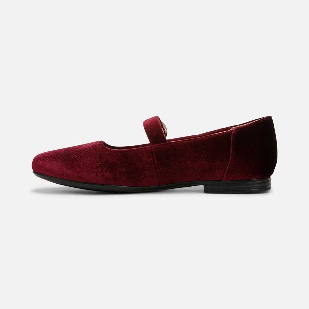 Naturalizer Kelly Mary Jane Flat - Cabernet Sauvignon Velvet Naturalizer Kelly Mary Jane Flat - Cabernet Sauvignon Velvet