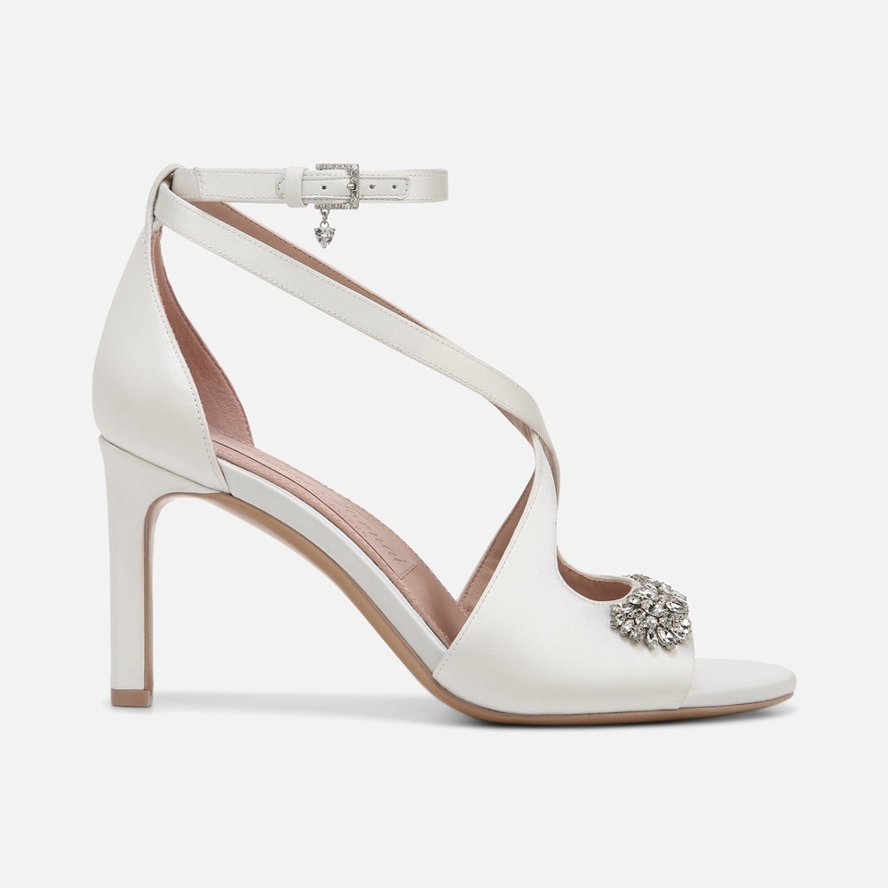 Naturalizer Amor Dress Sandal - Silk White Fabric
