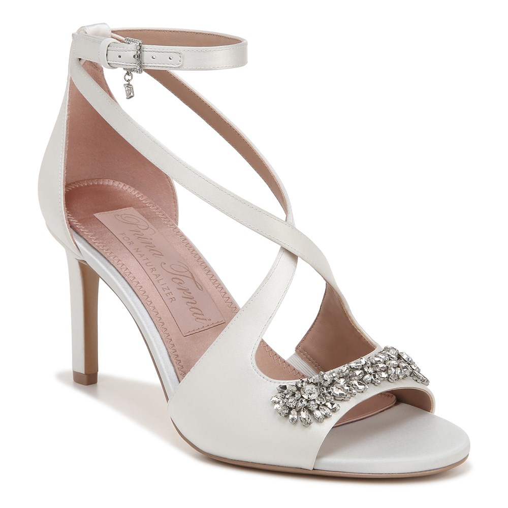Naturalizer Amor Dress Sandal - Silk White Fabric