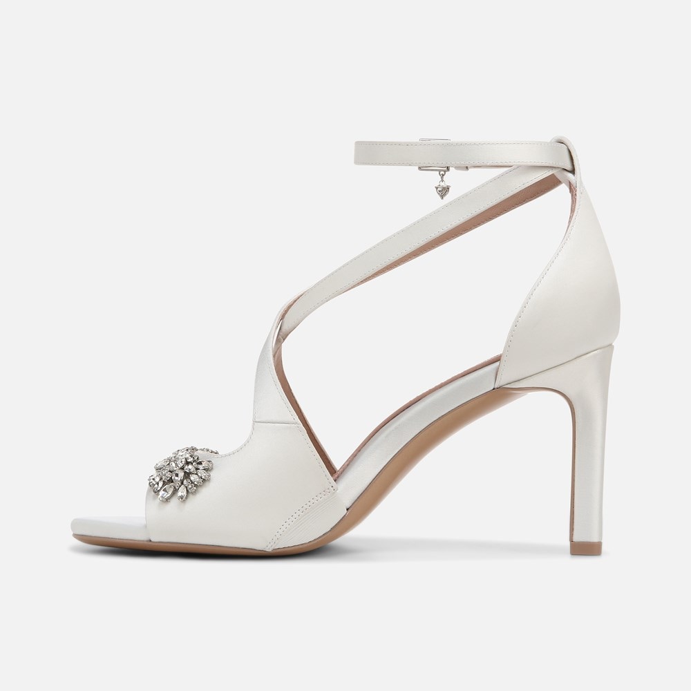 Naturalizer Amor Dress Sandal - Silk White Fabric