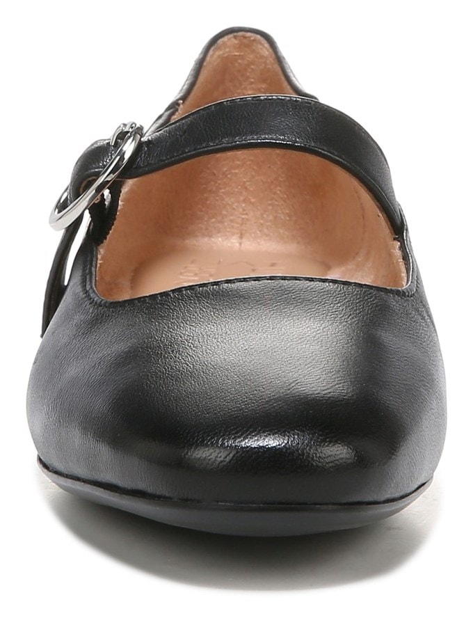 Naturalizer Kelly Mary Jane Flat - Black Leather Naturalizer Kelly Mary Jane Flat - Black Leather