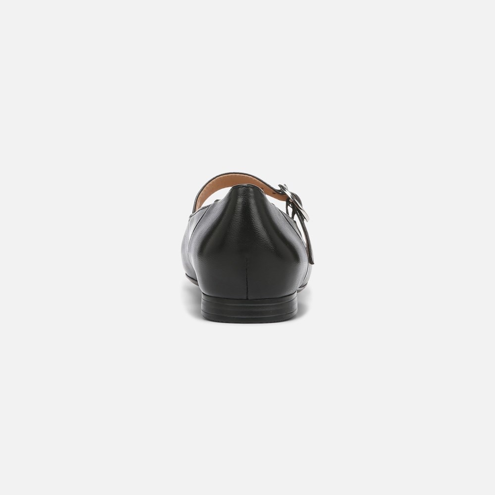 Naturalizer Kelly Mary Jane Flat - Black Leather Naturalizer Kelly Mary Jane Flat - Black Leather