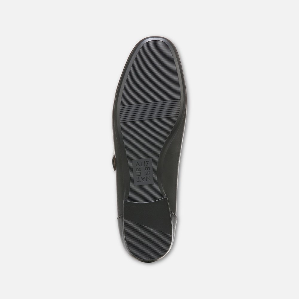 Naturalizer Kelly Mary Jane Flat - Black Leather Naturalizer Kelly Mary Jane Flat - Black Leather