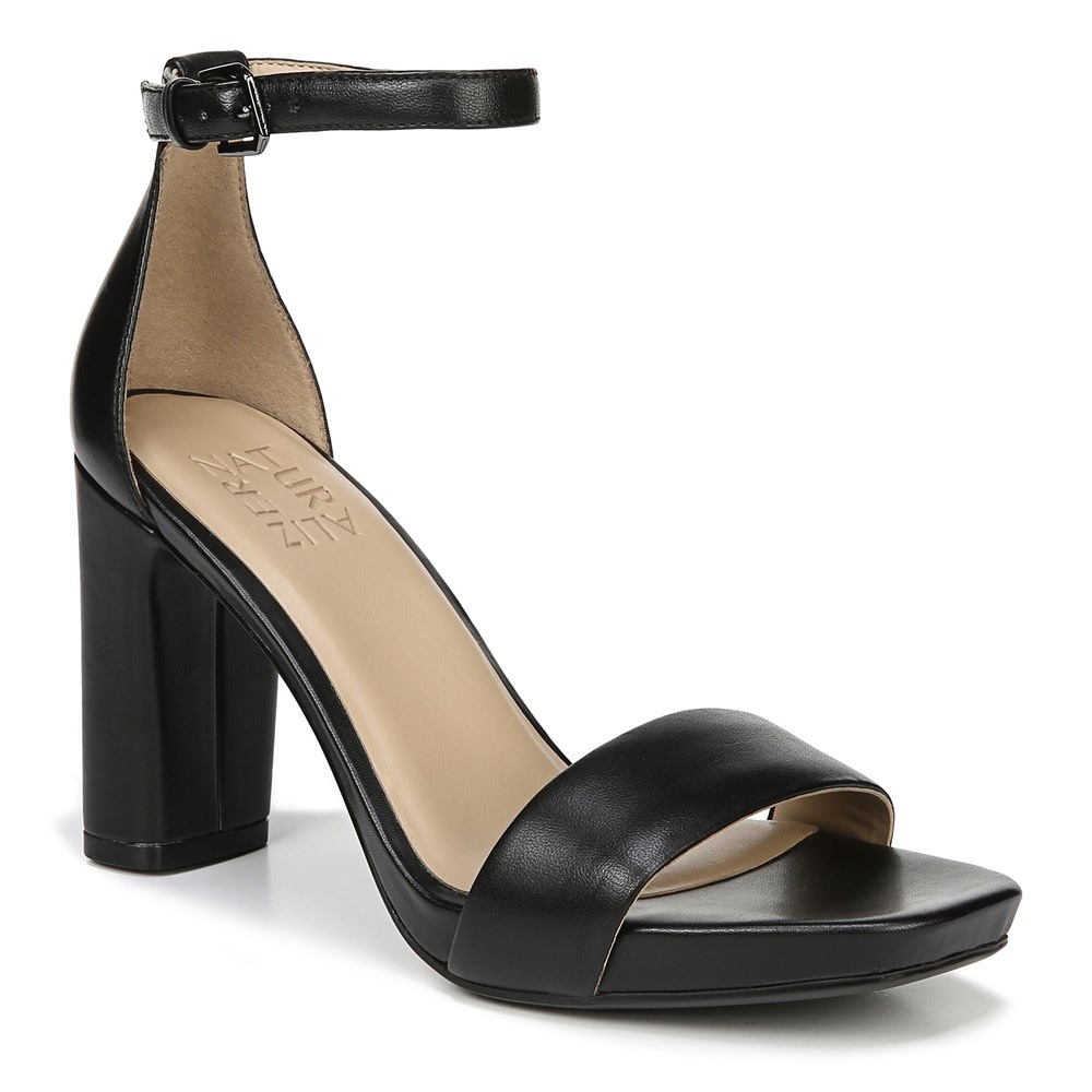 Naturalizer Joy Dress Sandal - Black Leather Naturalizer Joy Dress Sandal - Black Leather
