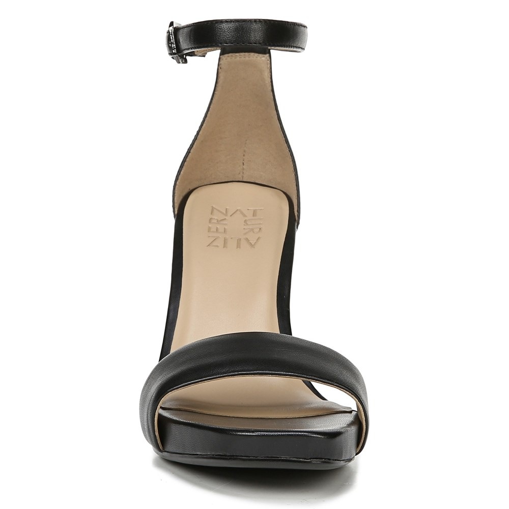 Naturalizer Joy Dress Sandal - Black Leather Naturalizer Joy Dress Sandal - Black Leather
