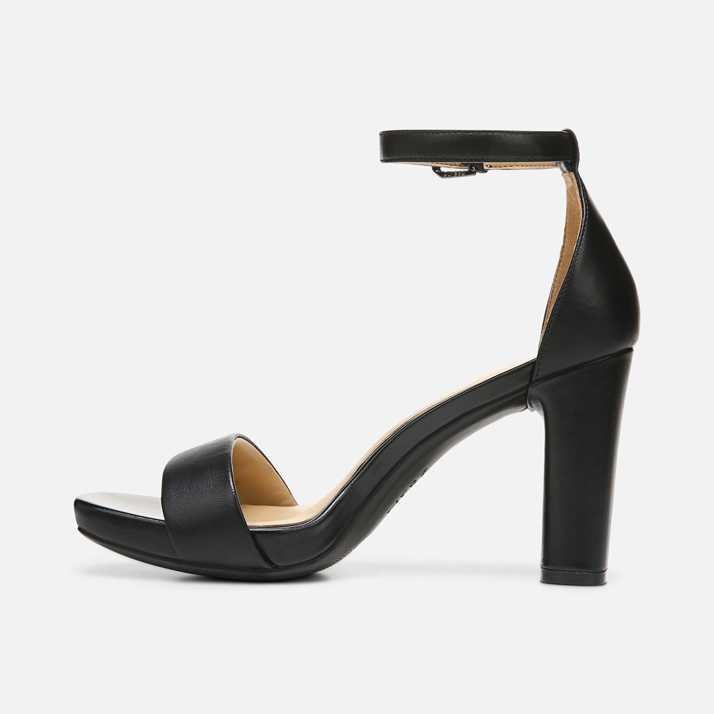 Naturalizer Joy Dress Sandal - Black Leather Naturalizer Joy Dress Sandal - Black Leather