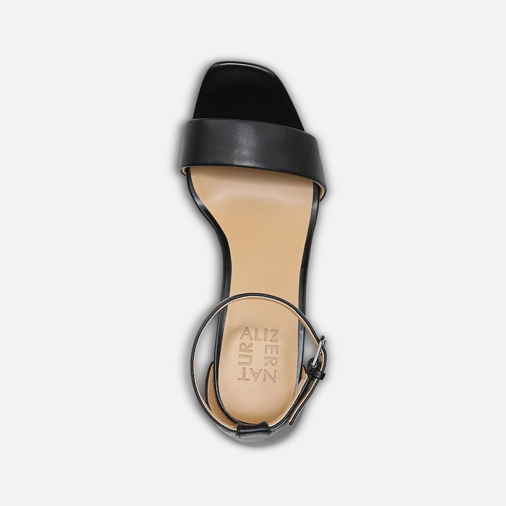 Naturalizer Joy Dress Sandal - Black Leather Naturalizer Joy Dress Sandal - Black Leather