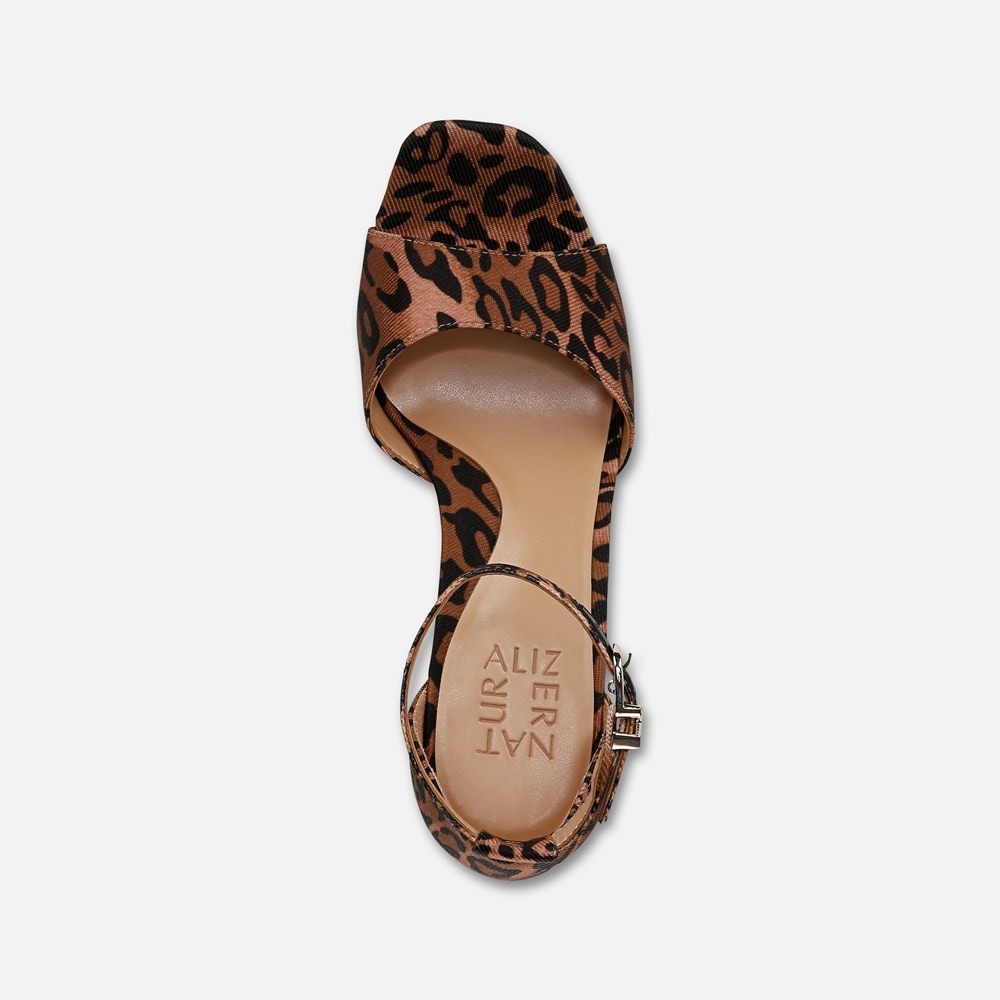 Naturalizer Malia Dress Sandal - Leopard Print Fabric Naturalizer Malia Dress Sandal - Leopard Print Fabric