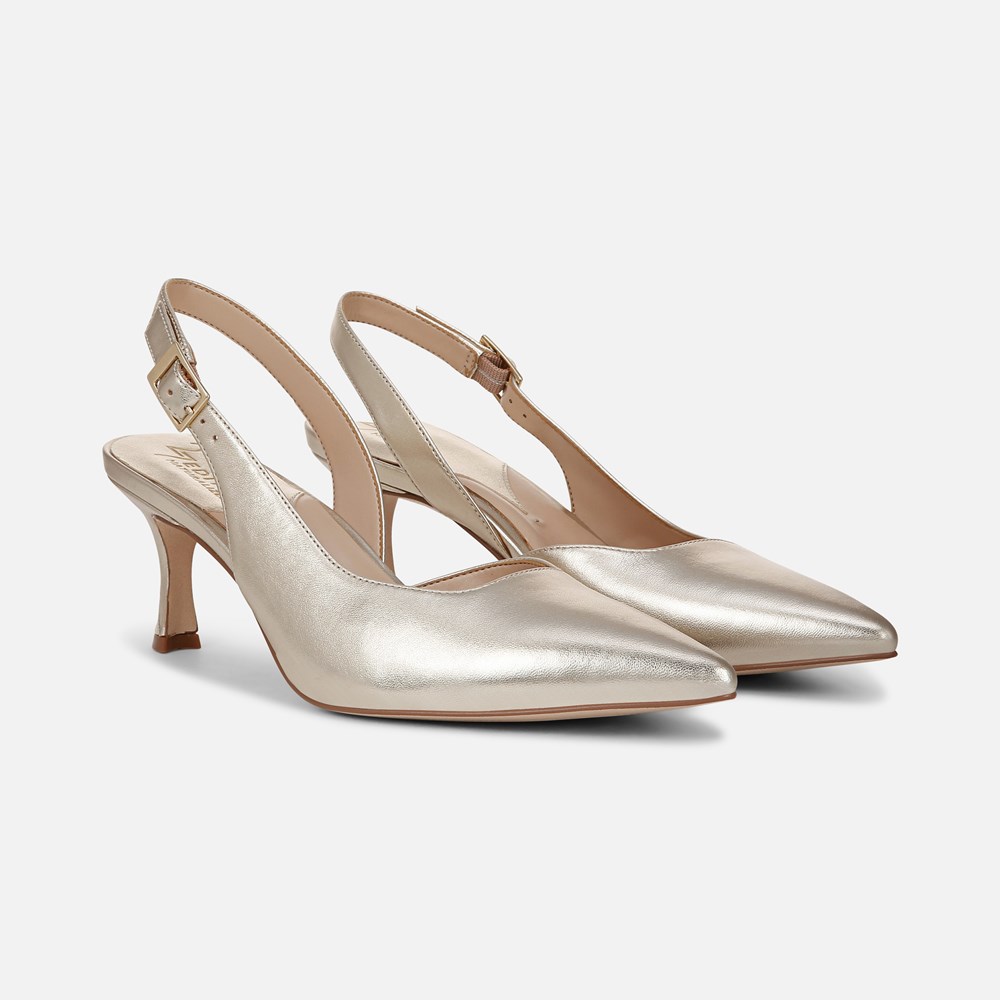 Naturalizer 27 EDIT Felicia 4 Slingback Dress Shoe - Champagne Leather Naturalizer 27 EDIT Felicia 4 Slingback Dress Shoe - Champagne Leather