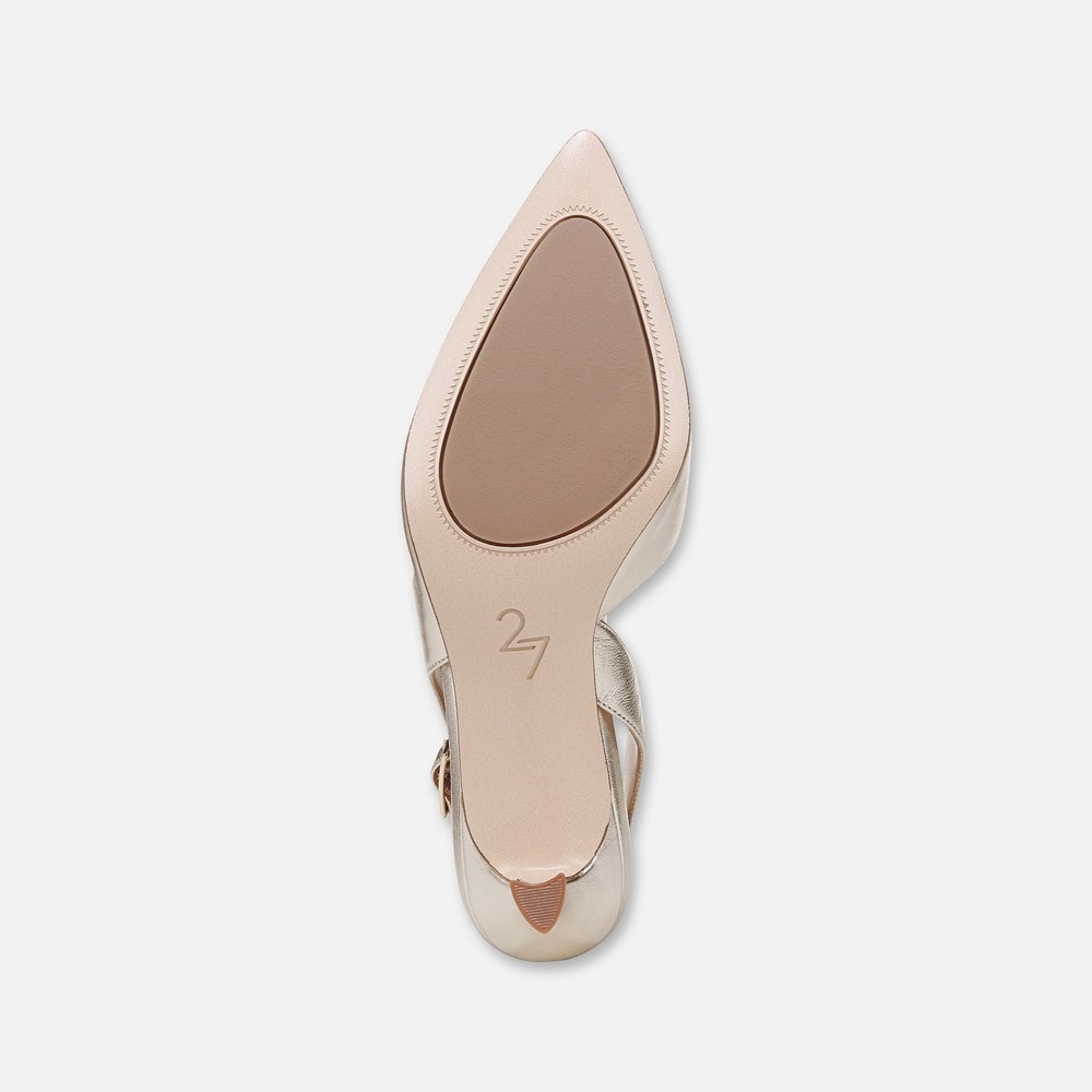 Naturalizer 27 EDIT Felicia 4 Slingback Dress Shoe - Champagne Leather