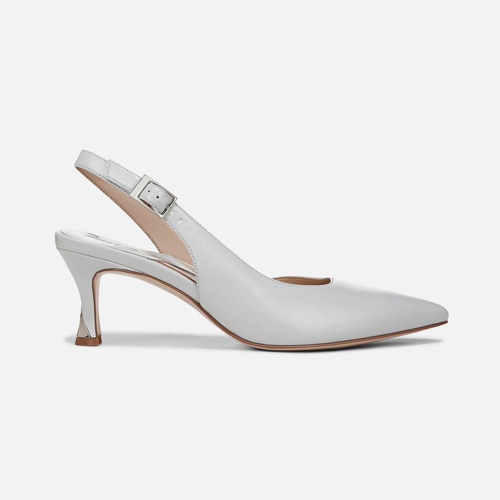 Naturalizer 27 EDIT Felicia 4 Slingback Dress Shoe - Digital Mist Grey Leather Naturalizer 27 EDIT Felicia 4 Slingback Dress Shoe - Digital Mist Grey Leather
