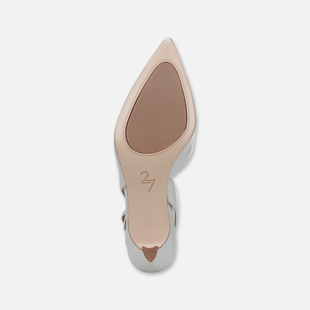 Naturalizer 27 EDIT Felicia 4 Slingback Dress Shoe - Digital Mist Grey Leather Naturalizer 27 EDIT Felicia 4 Slingback Dress Shoe - Digital Mist Grey Leather