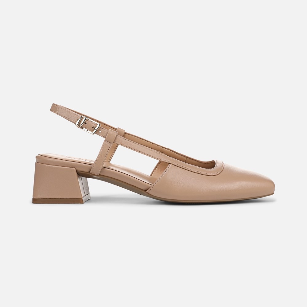 Naturalizer Harper Slingback - Crème Brulee Leather Naturalizer Harper Slingback - Crème Brulee Leather