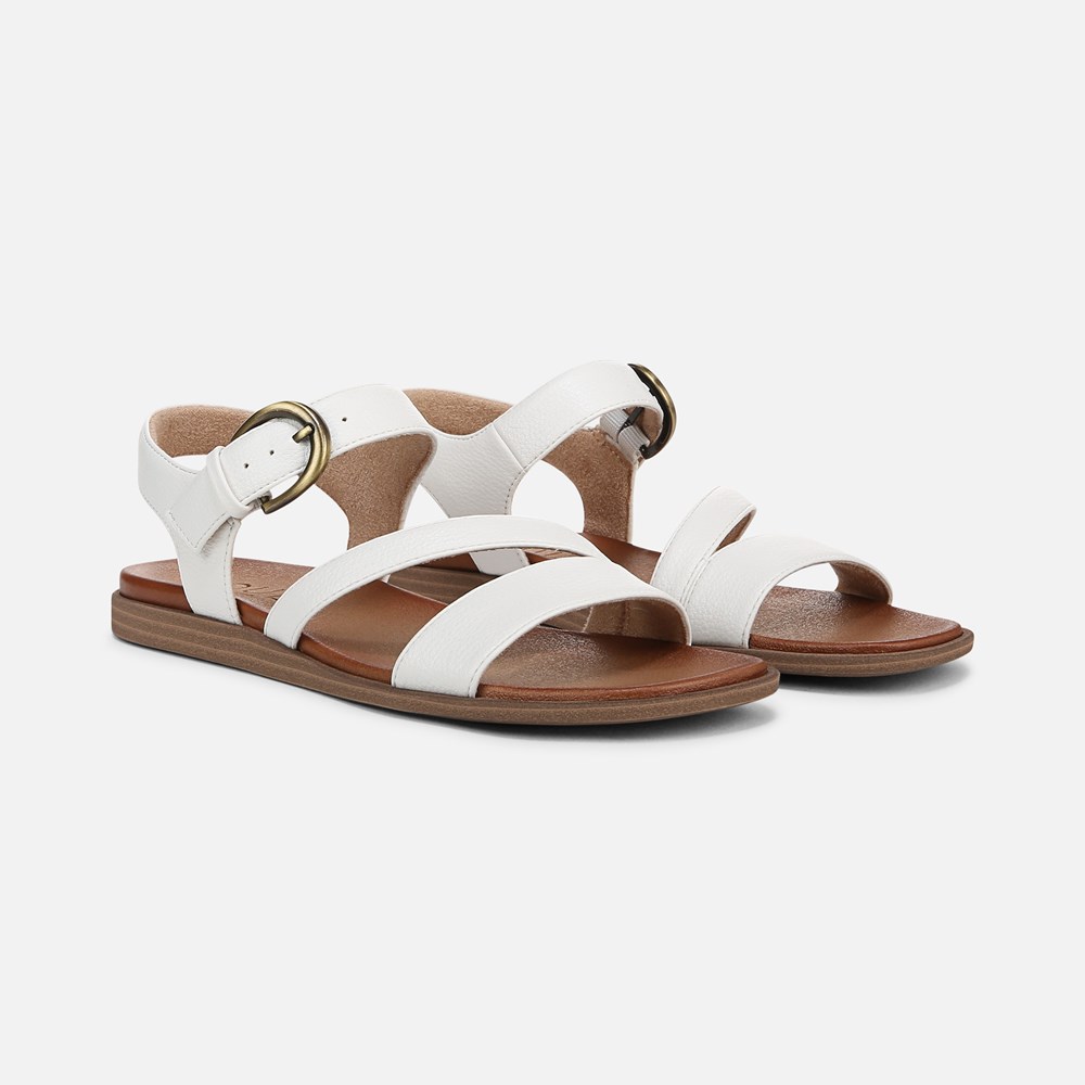 Naturalizer SOUL Jayvee Sandal - White Faux Leather Naturalizer SOUL Jayvee Sandal - White Faux Leather