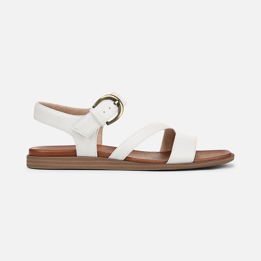 Naturalizer SOUL Jayvee Sandal - White Faux Leather Naturalizer SOUL Jayvee Sandal - White Faux Leather