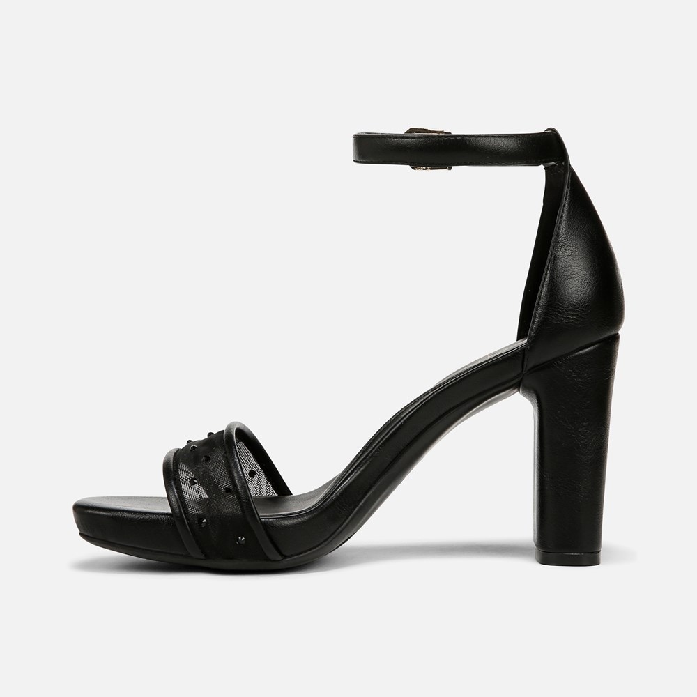 Naturalizer Joy Dress Sandal - Black Faux Leather \\u0026 Mesh Naturalizer Joy Dress Sandal - Black Faux Leather \\u0026 Mesh