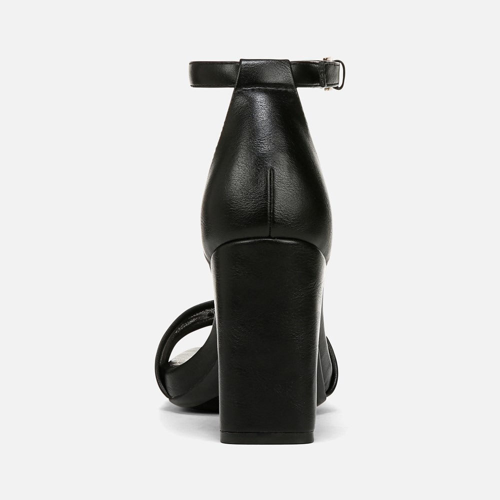 Naturalizer Joy Dress Sandal - Black Faux Leather \\u0026 Mesh Naturalizer Joy Dress Sandal - Black Faux Leather \\u0026 Mesh