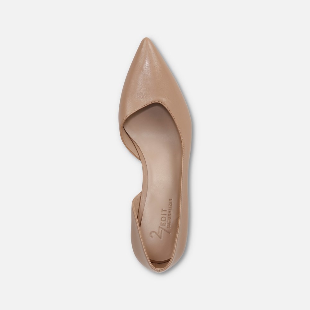 Naturalizer 27 Edit Faith Pump - Creme Brulee Leather Naturalizer 27 Edit Faith Pump - Creme Brulee Leather
