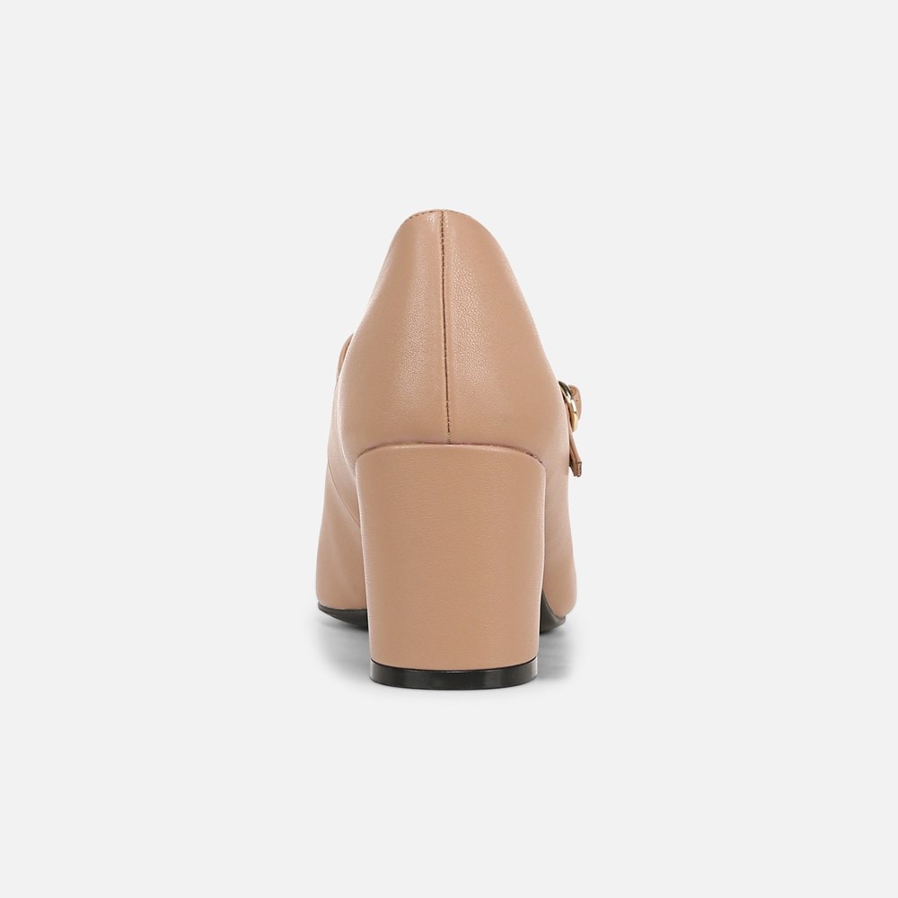 Naturalizer Lovable Mary Jane - Taupe / Black Faux Leather Naturalizer Lovable Mary Jane - Taupe / Black Faux Leather