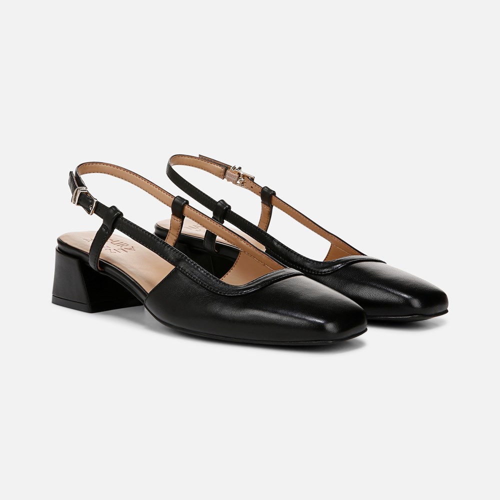 Naturalizer Harper Slingback - Black Leather Naturalizer Harper Slingback - Black Leather