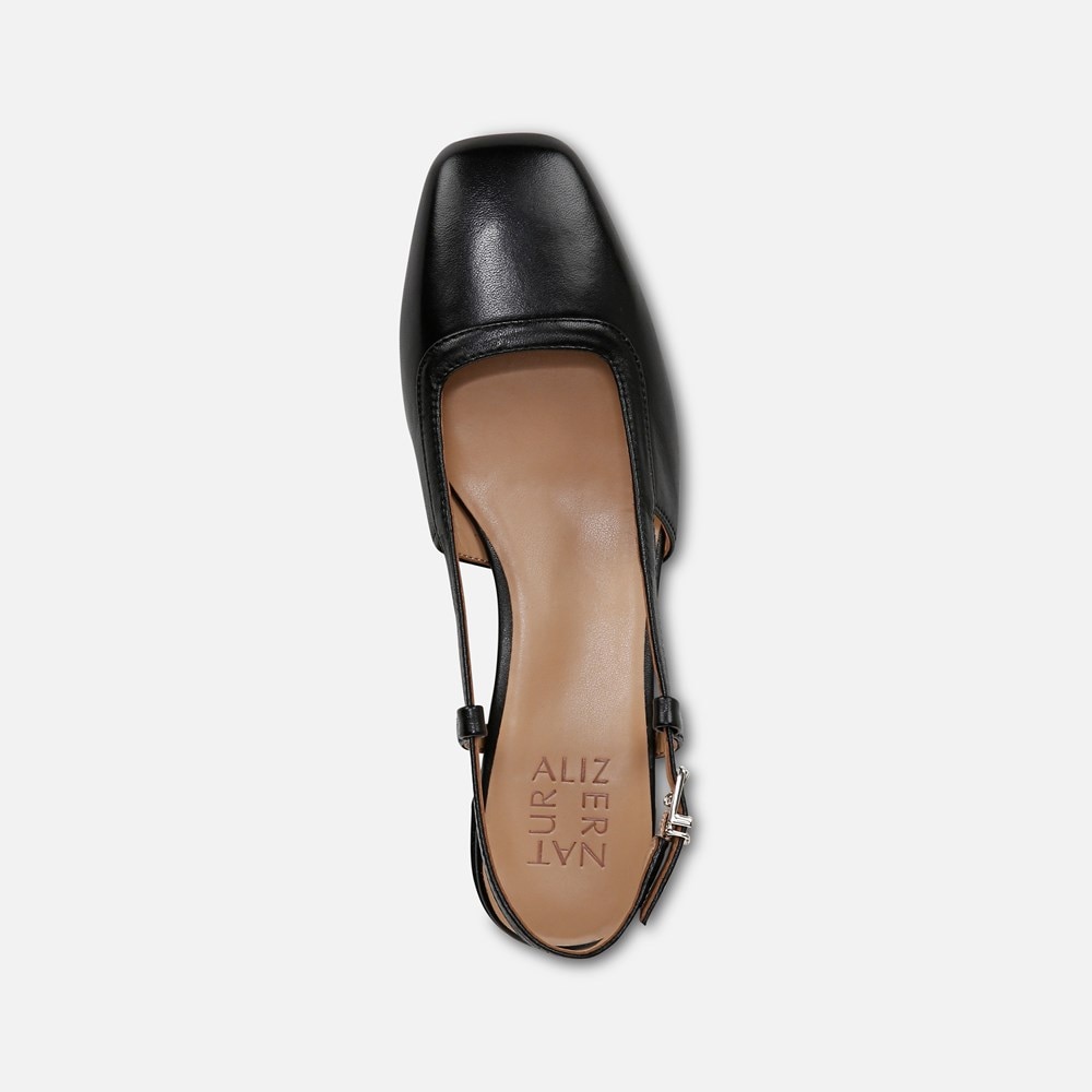 Naturalizer Harper Slingback - Black Leather Naturalizer Harper Slingback - Black Leather